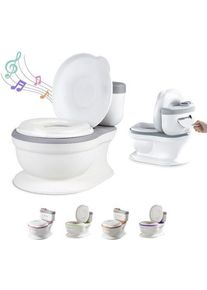 Superbe Bebe Baby T&ouml;pfchen mit Musik | grau