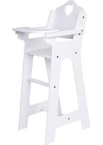 Small Foot Puppenhochstuhl Holz | wei&szlig;