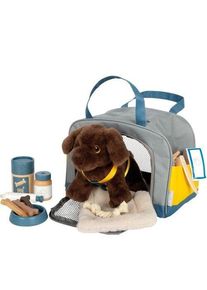 Small Foot Hund mit Tasche und Pflege-Set | mehrfarbig