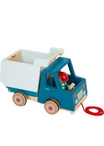 Small Foot Nachzieh-Fahrzeug Kipplaster | blau