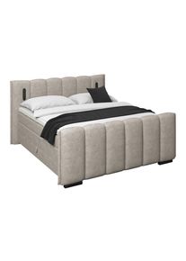 Luca Bessoni , Naturfarben , Holz, Metall, Kunststoff, Textil, Holzwerkstoff , H2 + H3 , 180x200 cm , Schlafzimmer, Betten, Boxspringbetten