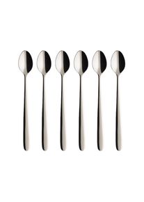 Villeroy & Boch Besteck-Set VILLEROY & BOCH "Longdrink L&ouml;ffel Daily Line 20 cm 6er Set silber", silber, Essbesteck-Sets, Besteck-Set