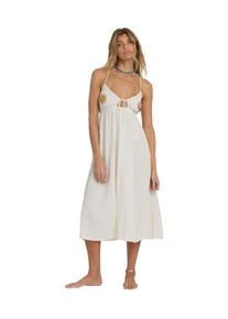 Sommerkleid Billabong "Wave Haze", Damen, Gr. L, US-Gr&ouml;&szlig;en, wei&szlig;, Obermaterial: 48% Viskose, 44% Walkfrottier, 8% Leinen;, Kleider Sommerkleid