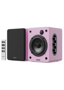 Majority D50X Bluetooth Bookshelf Speakers - Pink