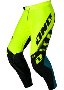 ONE Industries X-297 Neon Tiger, Textilhose , color: Neon-Yellow/Black/Turquoise , size: 28