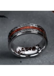 Holzkern Numerary Ring Silber og Koa