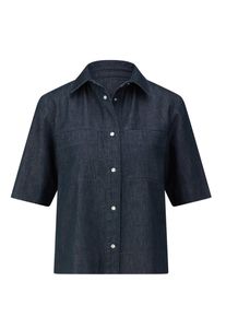 Basler - Jeans-Bluse, denim, Gr. 44, Baumwolle