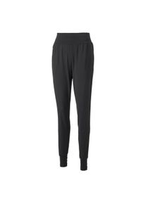 Trainingshose Puma "MODEST ACTIVEWEAR JOGGER", Damen, Gr. XL, N-Gr, schwarz (Puma schwarz), Interlock, Obermaterial: 77% Polyester, 23% Elasthan, unifarben, regular fit normal, Hosen Trainingshose, f&uuml;r Erwachsene, sportlicher Stil, atmungsaktives Material