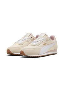 Sneaker Puma "ST MILER ROSE", Damen, Gr. 42, wei&szlig; (frosted ivory, Puma wei&szlig;, gum), Leder, mehrfarbig, Schuhe Sneaker, f&uuml;r sportlichen Look, mit Gummilaufsohle, mit D&auml;mpfung