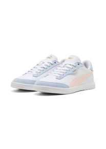 Sneaker Puma "VIKKY STAR OG", Damen, Gr. 42,5, blau (Puma wei&szlig;, jasmine flower), Leder, unifarben, Schuhe Sneaker, f&uuml;r sportlichen Look im Alltag, mit Lederobermaterial, mit Schn&uuml;rung