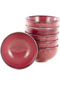 Dipschale Creatable "NATURE COLLECTION", lila (beere), &Oslash;:11,5cm, Steinzeug, Sch&uuml;sseln, Dipschale, Snackschale, &Oslash; 11,5 cm