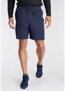 Trainingsshorts Puma "PERFORMANCE WOVEN 7" SHORT M", Herren, Gr. XL, N-Gr, blau (peacoat), Twill, Obermaterial: 100% Polyester, unifarben, slim fit kniefrei, Hosen Trainingsshorts, f&uuml;r Fitness, sportlicher Stil, mit Nahttasche