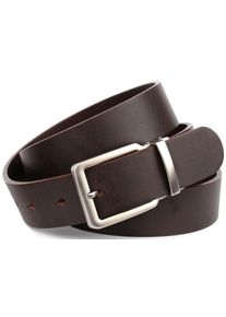 Lederg&uuml;rtel Anthoni Crown, Damen, Gr. 95, braun, Leder, unifarben, G&uuml;rtel Lederg&uuml;rtel, 3,5 cm breiter Casual-Volllederg&uuml;rtel