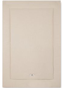 Julius Z&ouml;llner Krabbeldecke JULIUS Z&Ouml;LLNER "Musselin, sand", beige (sand), B:95cm L:135cm, Baumwolle, Wohndecken, Krabbeldecke, Made in Germany