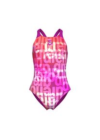 Badeanzug arena "G arena MULTI COLOURS SWIMSUIT V BACK f&uuml;r M&auml;dchen", M&auml;dchen, Gr. 152 (146), N-Gr, bunt (pink multi, very fuchsia), Obermaterial: 100% Polyester, Badeanz&uuml;ge Badeanzug, f&uuml;r intensives Schwimmtraining, sportlicher Stil