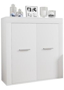 Kommode Vcm "Holz Kommode Sideboard Anrichte Usilo 2 Dreht&uuml;ren", wei&szlig;, B:80cm T:35cm, Sideboards, Kommode