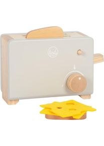 Small Foot - Wooden Toaster Set Gray "Tasty"