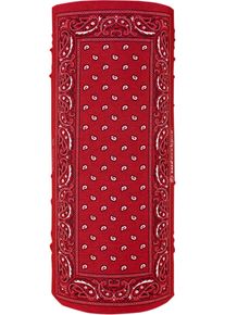 Zan Headgear Motley Tube Paisley, multifunctional headwear , color: Red/White , size: One Size