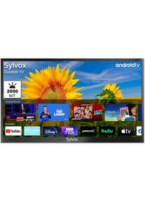 43'' Outdoor Smart TV 4K UHD Ultra 2000NIT High BrightnHDR TV, Waterproo Built-in Chromecast, with Wii Bluetooth unction or Outd