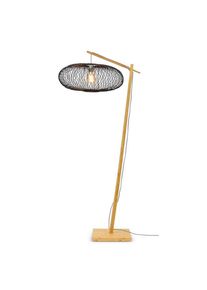 Good & Mojo , Naturfarben , 60x176 cm , LED-Leuchtmittel austauschbar , Beleuchtung, Innenleuchten, Stehleuchten