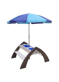 Ambia Garden , Grau, Wei&szlig; , Holz , Hemlocktanne , 119x65x98 cm , EN 71, CE, FSC 100% , Spielwaren, Outdoorspielzeug, Sand- & Wasserspielzeug