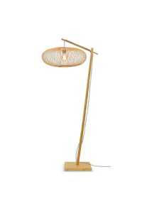 Good & Mojo , Naturfarben , 60x176 cm , LED-Leuchtmittel austauschbar , Beleuchtung, Innenleuchten, Stehleuchten