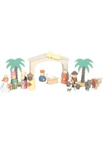 Small Foot Holzkrippe Spielset | multicolore