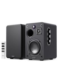 Majority D70X Active Bookshelf Speakers - Black