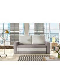 Mid.you , Taupe , Textil , 150x90x90 cm , Wohnzimmer, Sofas & Couches, Schlafsofas, Schlafsofas