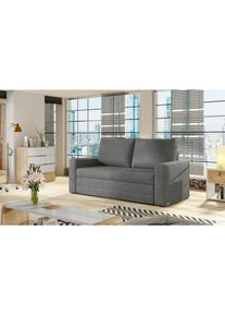 Mid.you , Grau , Textil , 150x90x90 cm , Wohnzimmer, Sofas & Couches, Schlafsofas, Schlafsofas