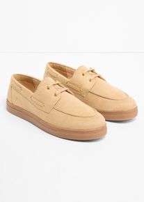bonprix Femei Pantofi loafer cu șiret, bej, 38