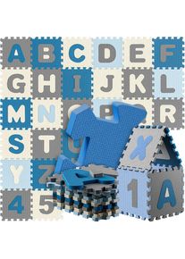 Spielwerk Puzzle mata 86-elementowe Niebieski