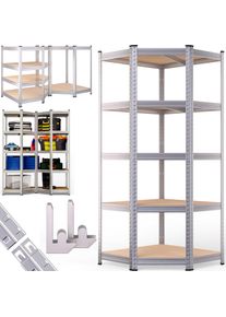 Monzana Schwerlasteckregal 180x70x40cm verzinkt 875kg