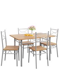 Casaria Eettafelset Paul 5-delig Beukenhout