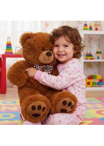 Monzana Pl&uuml;schtier Teddyb&auml;r L Braun 50cm