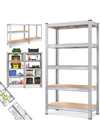 Monzana Schwerlastregal 180x90x40cm verzinkt Tragkraft 875kg