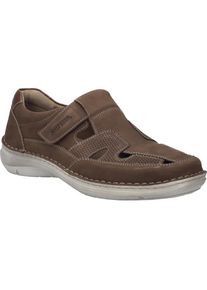 Slipper Josef Seibel "New Anvers 81, braun", Damen, Gr. 49, braun, Obermaterial: 100% Rindsleder Leather cow., Schuhe Slipper