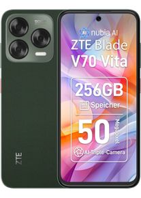 ZTE Smartphone "Blade V70 Vita", Energieeffizienz: C, gr&uuml;n (jade gr&uuml;n), 256 GB, Mobiltelefone, Smartphone