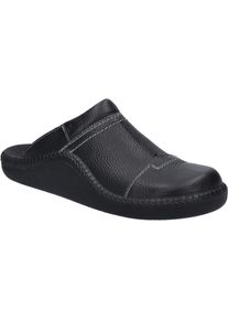 Hausschuh Josef Seibel "Monaco H 13, schwarz", Herren, Gr. 47, schwarz, Obermaterial: 100% Rindsleder Leather cow., Schuhe Hausschuh