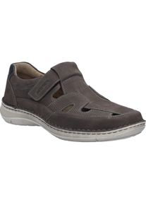 Slipper Josef Seibel "New Anvers 81, granit", Herren, Gr. 39, grau (granit), Obermaterial: 100% Rindsleder Leather cow., Schuhe Slipper