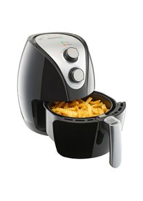 Monzana Heteluchtfriteuse Zwart RVS Kunststof 2,7L 1500W
