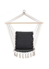 Detex Hangstoel Grijs 55x100cm met Franjes