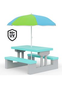 Spielwerk Picknicktafel voor Kinderen Munt met Parasol