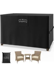 Kingsleeve Abdeckplane Sitzgruppe Anthrazit 150x90x74cm 9100mm Wassers&auml;ule