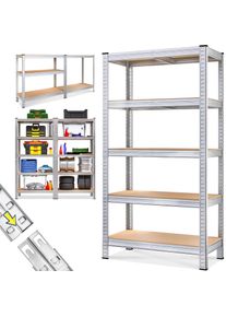 Monzana Schwerlastregal 170x75x30cm verzinkt 350kg