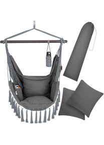 Detex Hangstoel Indoor Outdoor Antraciet 170x100x150cm