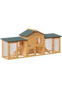 Cadoca Konijnenhok 2 verdiepingen 204x45x84cm