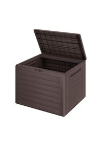 Casaria Gartenbox Lille 190L Braun in Holzoptik wetterfest abschlie&szlig;bar