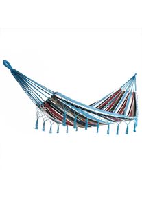 Detex Hangmat Blauw 210x150cm met Franjes