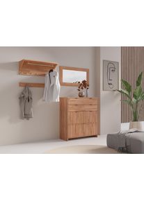 Spiegel OTTO HOME "Maximus Spiegel B/H/T: 50/96/1,8cm, Hochkant oder quer montierbar", braun (kernbuche), B:50cm H:96cm T:1,8cm, FSC-zertifiziertes Massivholz, glasspiegel, Spiegel, Spiegel, Massivholz Rahmen, Spiegelfl&auml;cher 34x98,5cm, Wandspiegel
